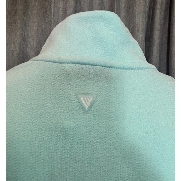 New York Yankees Women's Levelwear By MLB Small Blue Quarter Zip Jacket NWT Knox - Picture 13 of 16